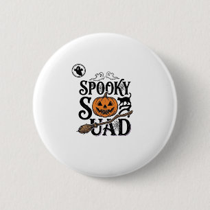 Grusel-Shirt Vintage-Halloween-Gruppendesign_ Button