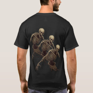 Grusel-Skelett-Horror T-Shirt