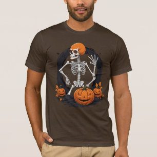 "Grusel-Skelett: Unheimliches Halloween-T-Shirt" T-Shirt