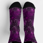 Grusel Spinnennetz Socken (Oben)