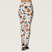 Grusel Süßes Halloween-Muster Leggings (Rückseite)