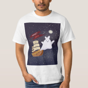 Grusel-T-Shirt mit Geisterschiff zu Halloween T-Shirt