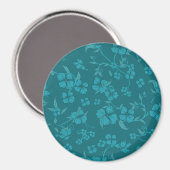 Gruselblumenmuster 9 magnet (Vorderseite/Rückseite)