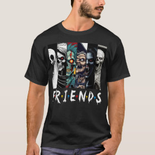 Gruselcharaktere Freund Halloween Familie T-Shirt