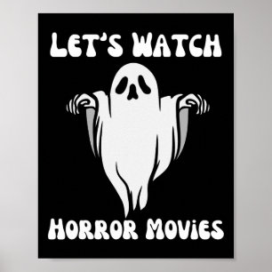 Gruselfilme anschauen Lustige Halloween Männer Fra Poster