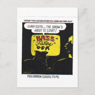 Gruselfische TV-Shows Lustige Geschenke & Sammlers Postkarte