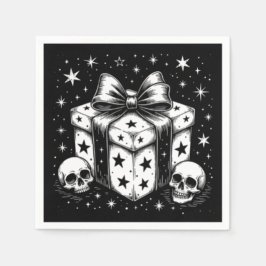 Gruselgeschenk Serviette (Vorderseite)
