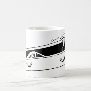 Gruselhand, die aus dem Sarg auftaucht Kaffeetasse