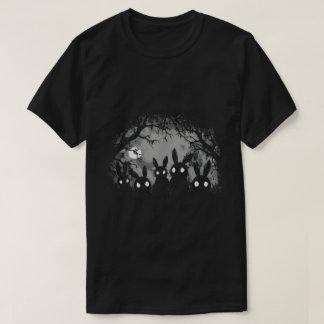 Gruselhasen-Wald-Gothic-Grunge-Shirt T-Shirt