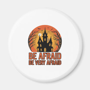 Gruselhaus Hab Angst Vintage Halloween-Design_1 Magnet