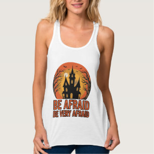 Gruselhaus Hab Angst Vintage Halloween-Design_1 Tank Top
