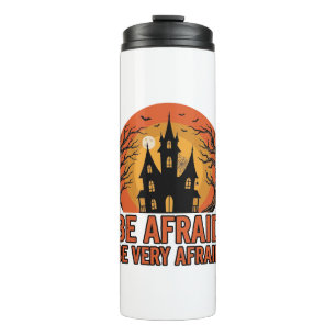 Gruselhaus Hab Angst Vintage Halloween-Design_1 Thermosbecher