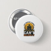 Gruselhaus Halloween Unglaublich Retro Button (Vorne & Hinten)