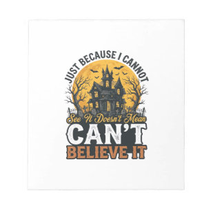 Gruselhaus Halloween Unglaublich Retro Notizblock