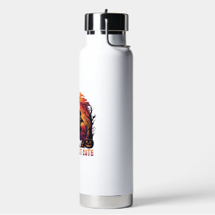Gruselig aber süße Halloween-Fledermaus-Mädchen-Kü Trinkflasche
