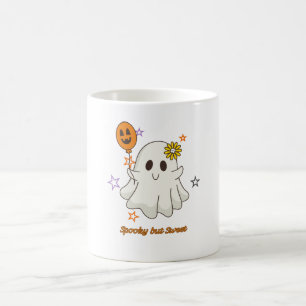 Gruselig aber süße niedliche Geister Halloween Kaffeetasse