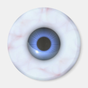 gruselig blaue Augen Magnet