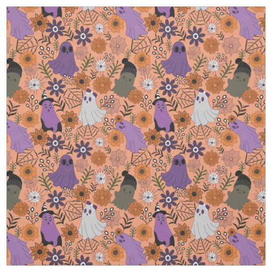 Gruselig floral stoff (Muster)