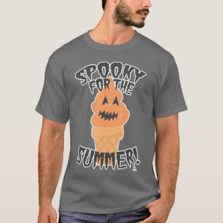Gruselig für den Sommer Lustiger Sommerween-Cartoo T-Shirt