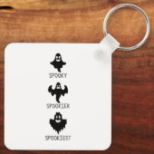 Gruselig gruseliger gruseligste Geist Schlüsselanhänger (Rückseite)