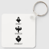 Gruselig gruseliger gruseligste Geist Schlüsselanhänger (Rückseite)