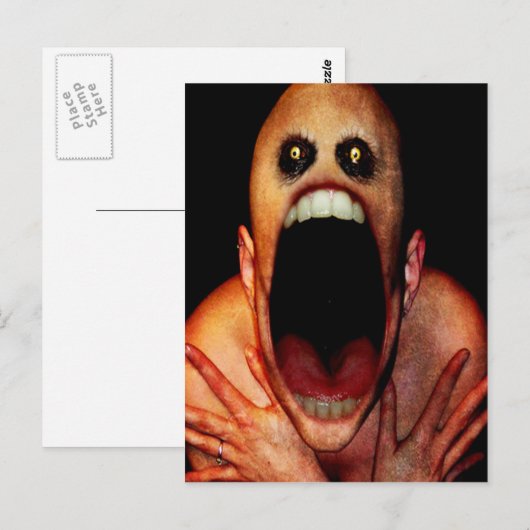 gruselig postkarte (Vorne/Hinten)