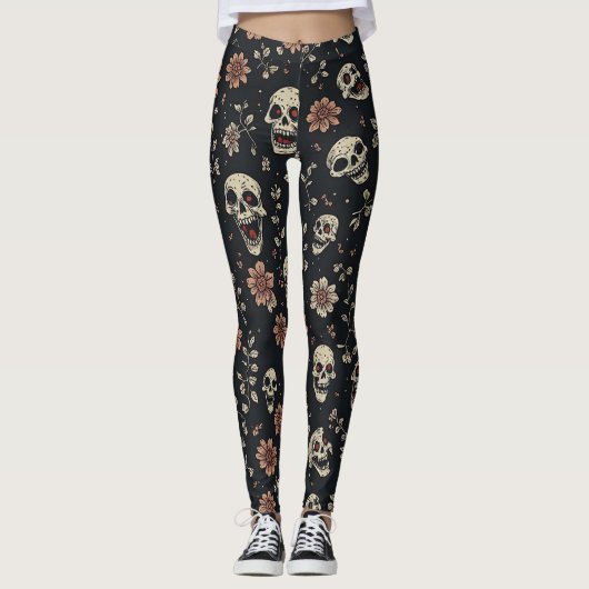 gruselig, spukhaft leggings (Vorderseite)