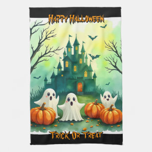Gruselig süße beliebte Halloween-Kollektion Geschirrtuch