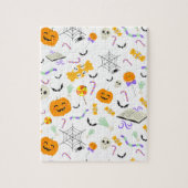 Gruselig süße Halloween-Icons Puzzle (Vertikal)