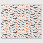 Gruselig Süßes Frohes Halloween Geschenkpapier (Flach)