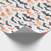 Gruselig Süßes Frohes Halloween Geschenkpapier (Ecke)
