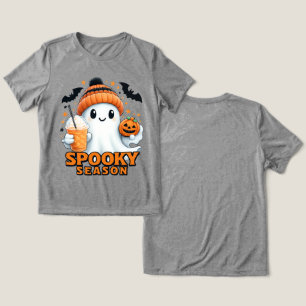 Gruselig süßes Geist T-Shirt, Halloween Geist Tee