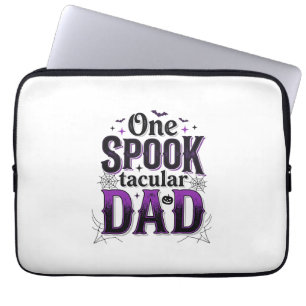 Gruselig toller Halloween Vintage-Vektordesign für Laptopschutzhülle