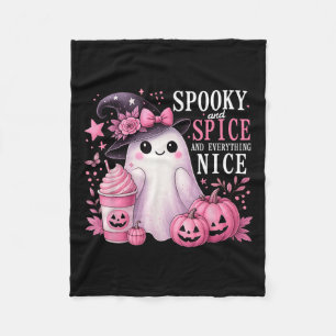 Gruselig und Gewürz und alles nette Halloween Pin Fleecedecke