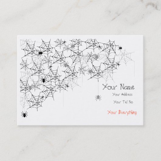 Gruselig Visitenkarte (Vorderseite)