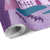 gruselig Weihnachten nosferatu santa vampire Geschenkpapier (Rolleneckpunkt)