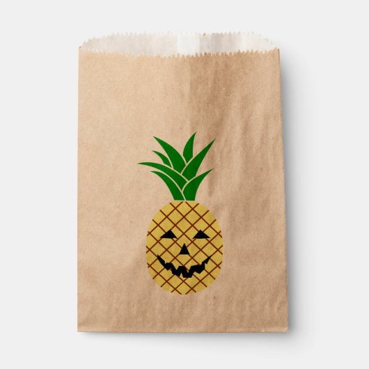 gruselig zwischen Jack-Ananas Geschenktütchen (Vorderseite)