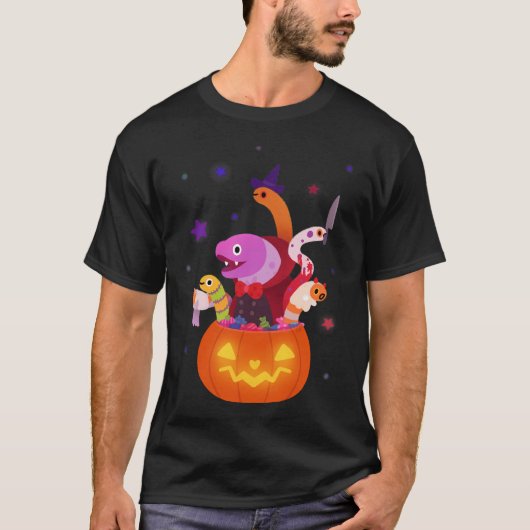 Gruselige Aale T-Shirt (Vorderseite)