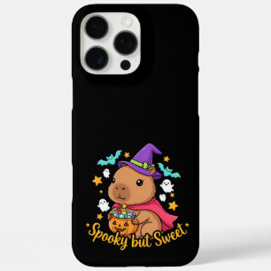 Gruselige aber süße Capybara-Hexe Halloween iPhone 16 Pro Max Hülle