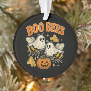 Gruselige Bienen Lustige Geisterbiene Pun Cute Hal Ornament