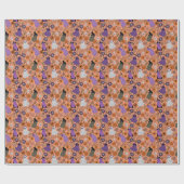 Gruselige Blumen Geschenkpapier (Flach)