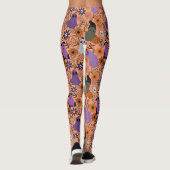 Gruselige Blumen Leggings (Rückseite)