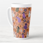 Gruselige Blumen Milchtasse (Linke Ecke)