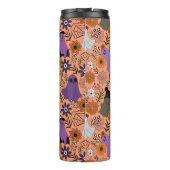 Gruselige Blumen Thermosbecher (Rückseite)