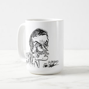 gruselige Bösewicht-Cartoon-Kunst Kaffeetasse