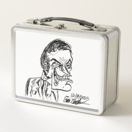 gruselige Bösewicht-Cartoon-Kunst Metall Brotdose