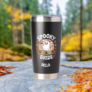 Gruselige Braut Geist Halloween Personalisiert Thermobecher
