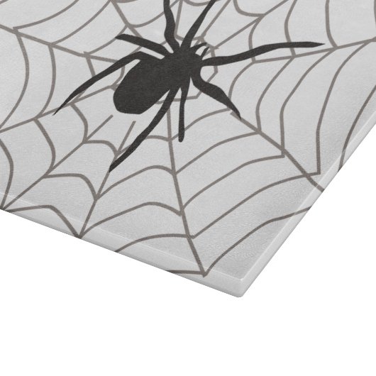 Gruselige Crawly Spinne Schneidebrett (Ecke)