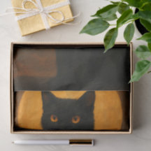 Gruselige Eleganz Halloween Schwarze Katze Erntmon