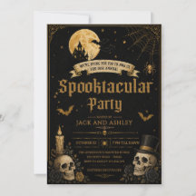 Gruselige Erwachsenen-Halloween-Party Vintage-Tote